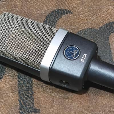 AKG C214 Large Diaphragm Cardioid Condenser Microphone 2010s - Black image 10
