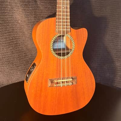 Cordoba 20TM-CE Tenor Cutaway Acoustic-Electric Ukulele with Hardshell Case image 5