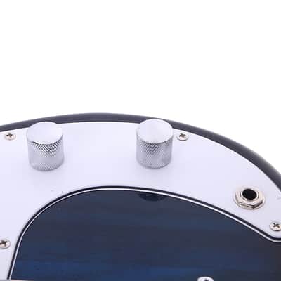 Glarry GP Blue 4 String Electric Bass Guitar image 17