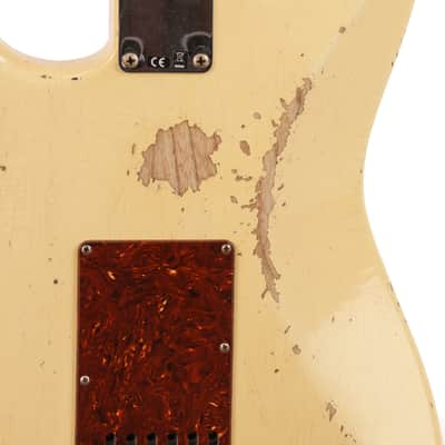 Fender Custom Shop 1956 Stratocaster Heavy Relic Guitar - Aged Vintage White - CHUCKSCLUSIVE - #R125401 image 15