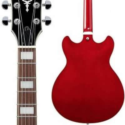 Ibanez Artcore AS73 Semi-Hollow Electric Guitar - Transparent Cherry Red image 2