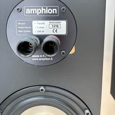 Amphion Two18 Passive Monitors + Amp500 + Amphion Speaker Cable image 12