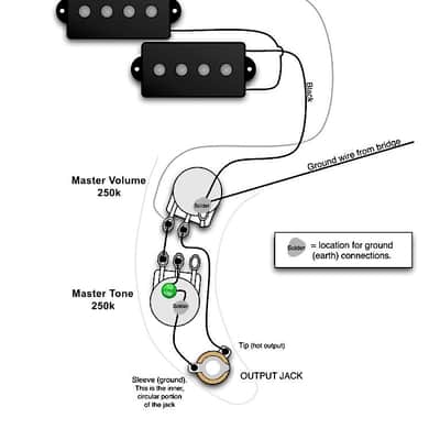 STARR GUITAR SYSTEMS wiring harness upgrade for Fender 51 (Telecaster) P-Bass! image 2