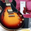 GIBSON USA Custom Shop ES-335 VOS 1961 Dot Reissue "Historic Burst + Rosewood" (2018)