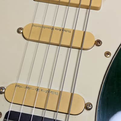 Valley Arts M Series Super Strat 80-90s Trans Aqua / Emerald Green image 21