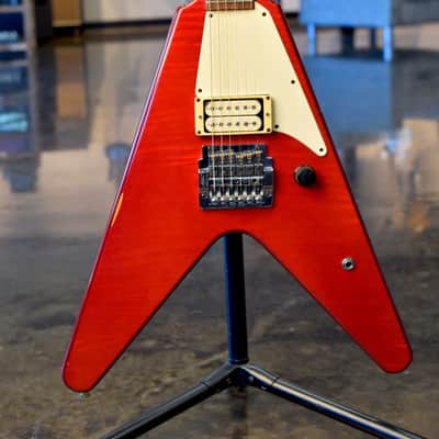 Hamer Flying V KK Downing 1980s Red Cherry image 2