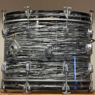 1964 Ludwig 20" Oyster Black Pearl 14x20 Bass Drum image 4
