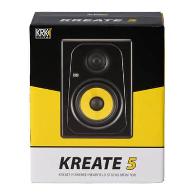 KRK KREATE 5 Active Two-Way Studio Reference Monitor (Black, Single) - 5" image 4