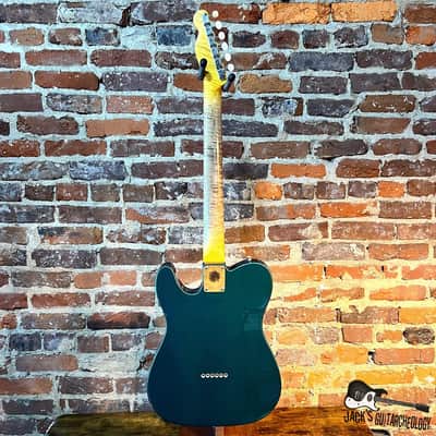 Fender Telecaster American Limited Edition 60s Electric Guitar w/ HSC & Respray by MJT (2010s - Sherwood Green Metallic) image 9