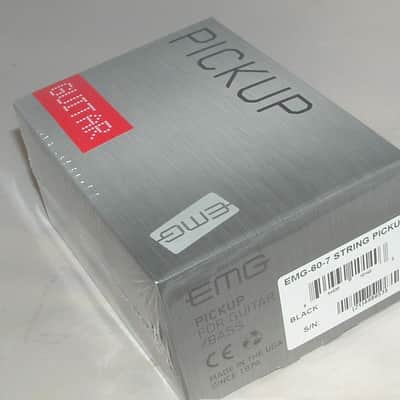 EMG 60-7 Active Soapbar Mount 7 String Active Pickup (Black) New with Warranty image 1