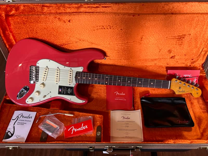 Fender American Vintage II 1961 Stratocaster  - Fiesta Red /8lbs. 8.9oz. #V2444066 image 1