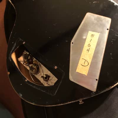 Vintage 1964 Silvertone Danelectro 1440L Bass Guitar, White & Black image 14