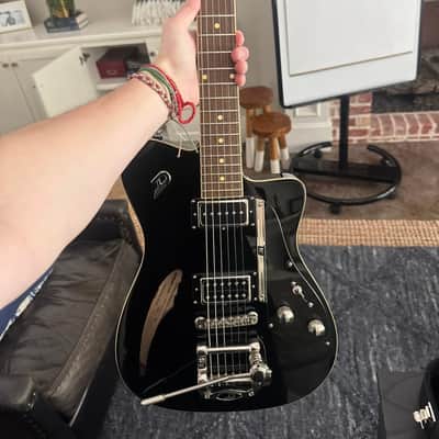 Duesenberg Caribou 6-String Chambered Electric Guitar 2010s - Black image 6