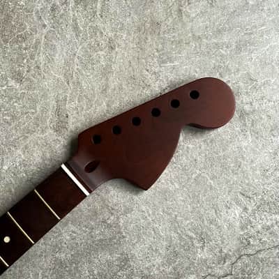 Start Dark Roasted Vintage guitar Neck Rosewood 22 Fret! 70s Big Head Custom Guitar Project image 3