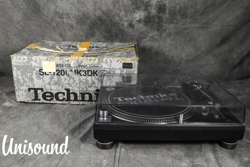 Technics SL-1200MK3D w/Original Box Black Direct Drive DJ