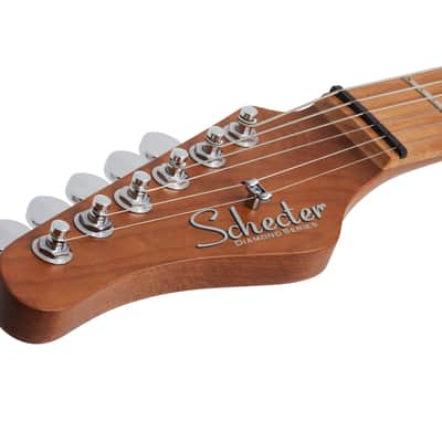Schecter Nick Johnston Traditional LH Atomic Orange Left-Handed Electric Guitar image 6