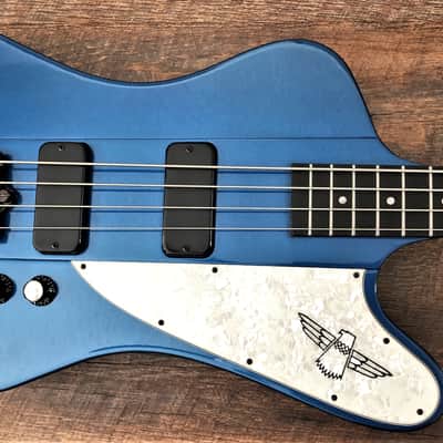 Gibson Thunderbird IV. Sapphire Blue! 2000 USA. Ebony FB. image 2