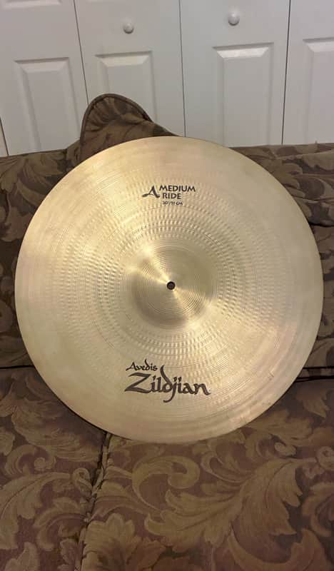 Zildjian 20" A Series Medium Ride Cymbal early 90's image 1