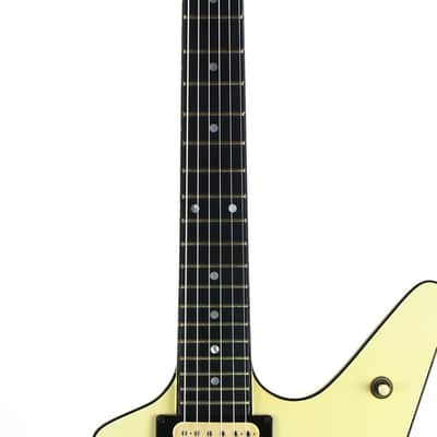 1980 Dean Z USA White w/ Black Binding Standard Bound Explorer | Rare Vintage Guitar! image 8