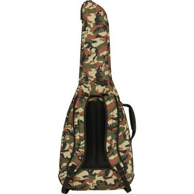 Fender FE920 Camo Electric Guitar Gig Bag with 20mm Padding, Woodland Camo image 2