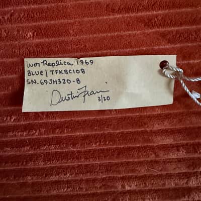 Dustin Francis IVOR Fuzz Face Replica - BC108 - Blue image 3