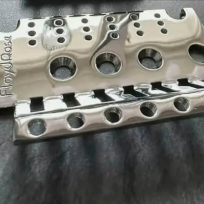 Floyd Rose Guitar Bridge Tremolo Base Plate in Chrome image 1