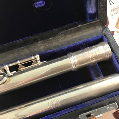 Haynes Professional Plateau Flute August 28th 1946 - Solid Silver image 2