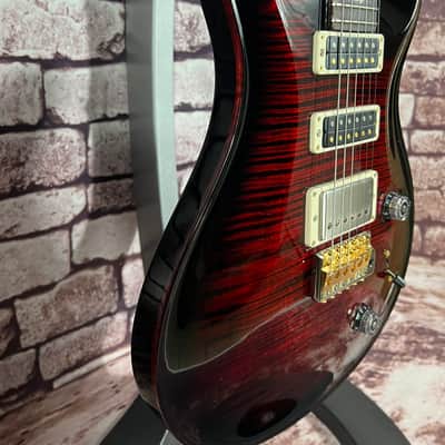 PRS Studio 10-Top - Fire Red Smokeburst imagen 5