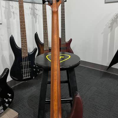 Ibanez SRH500F Fretless 4 String Bass Natural Browned Burst Flat image 5