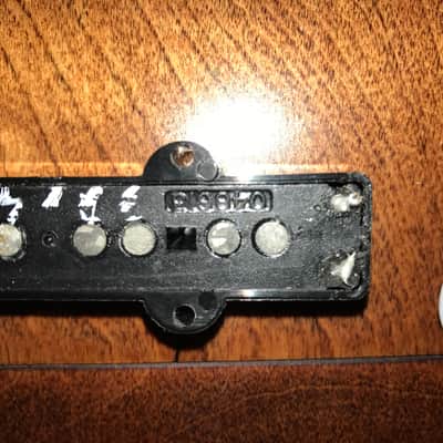 Fender Standard Vintage Alnico Jazz Bass 048613 pickup Black image 3