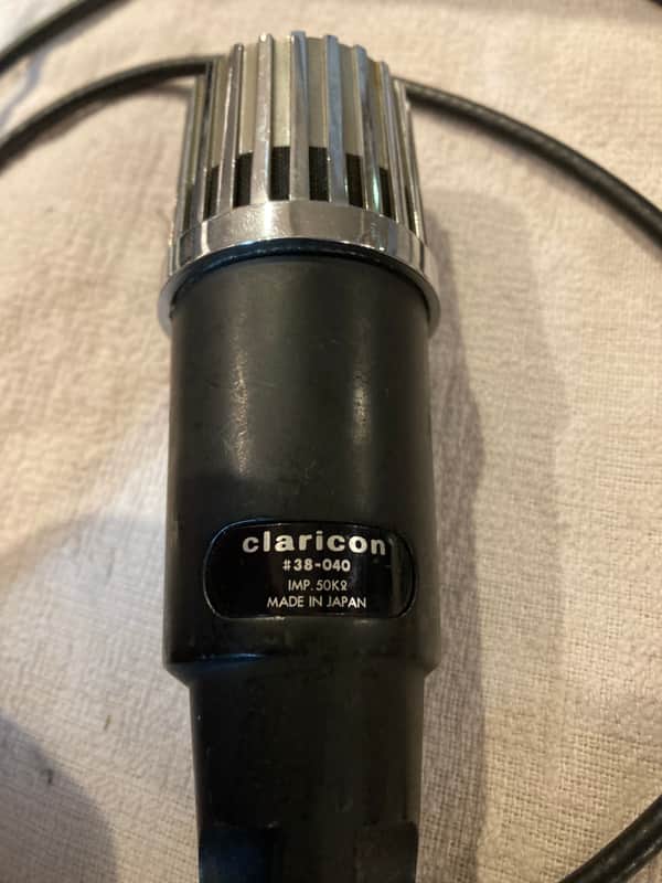 Claricon 38-040 Fantastic Microphone High Z Made in Japan image 1