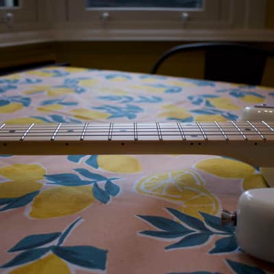 Hendrix reverse neck Stratocaster Olympic white 1 off custom model image 6