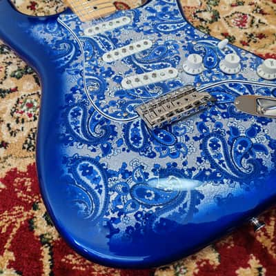 *NEW IN BOX* 2026 Fender Japan Limited Edition Indigo Paisley Stratocaster, Fender Flagship Tokyo Store Exclusive Color, MIJ JD26 image 9
