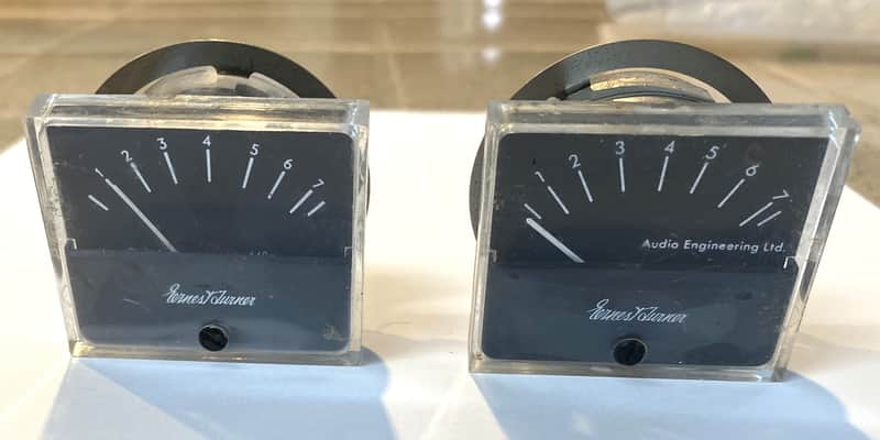 (2) Neve Ernest Turner Miniature PPM Meters (Pair #2) image 1