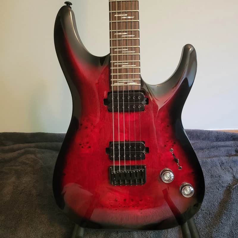 Schecter Omen Elite-6 2021 - Present - Black Cherry Burst image 1