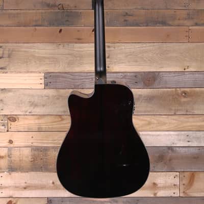 Immagine Yamaha TAG3 C TransAcoustic Acoustic/Electric Guitar Sand  Burst w/  Gigbag - 5