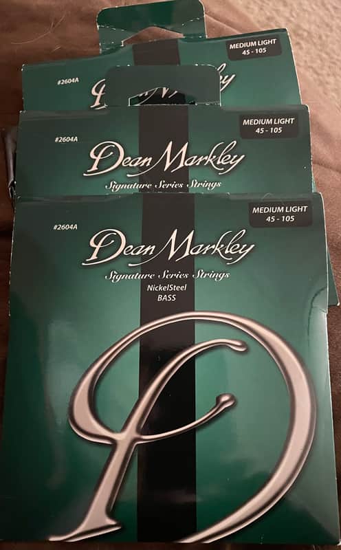 Dean Markley Signature Series Nickel / Steel Bass Strings 3 Sets NEW! .45-.105 Dean Markley image 1