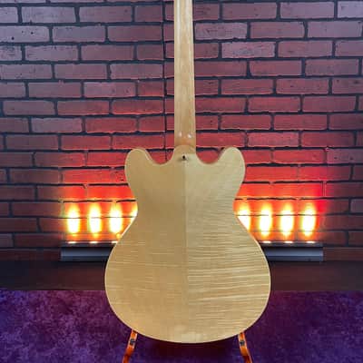 2005 Washburn HB35 Semi-Hollow Electric Guitar- Natural Gloss - w/ Hard Case image 6