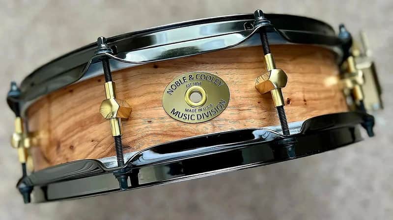 MINT: Very Rare Noble & Cooley Solid Texas Pecan 14x4 snare, only 5 made image 1