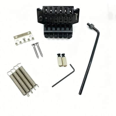 Framus Black Double Locking Guitar Bridge Tremolo System image 12