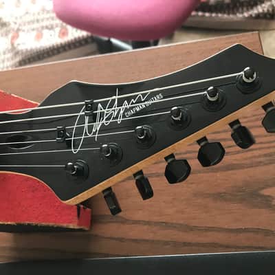 Chapman Explorer - Ghost Fret Black Blood Standard V2 2019 - Black Blood image 20