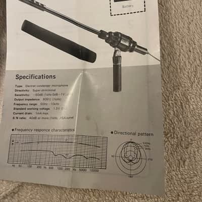 Calrad 10-10 Super Cardioid Dynamic Microphone - Black image 1
