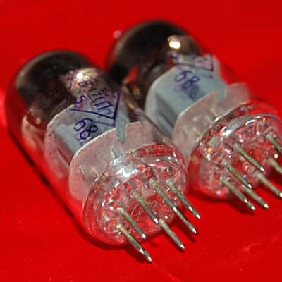 Reflector 6N23P ECC88 / 6DJ8 / E88CC / 6N11 Strong matched pair. image 7