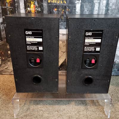 JBL JBL G40 is a vintage, 2-way bookshelf speakers 90s - Black image 4