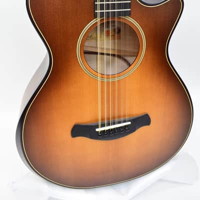 2020 Taylor 652ce Builder's Edition 12-String Grand Concert Acoustic Electric Guitar, Wild Honey Burst w/ Case image 3