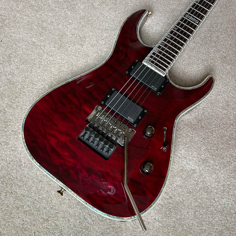 ESP LTD MH-1000 FR 2011 - See Thru Black Cherry Electric Guitar