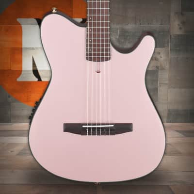 Ibanez FRH10N Thinline Nylon Acoustic Electric Guitar - Rose Gold Metallic Flat (FRH10NRGF) image 1