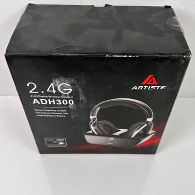 Artiste ADH300 2.4GHz Wi-Fi Digital Stereo TV Headphones with Charging Dock image 1