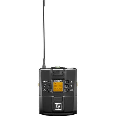 Electro-Voice RE3-BPGC Bodypack Instrument Wireless System (5H: 560 to 596 MHz) with GM-1W Mobile Pack, Rapid Charger & 4 AA NiMH Batteries Bundle image 7