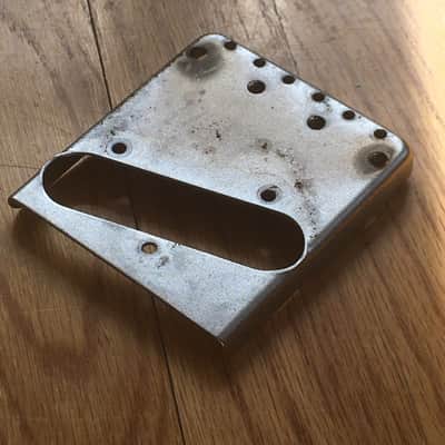Vintage Fender 1970s Relic Tele Ashtray Bridge Plate Telecaster 6 Barrel Saddles image 10